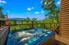 a tree top view is one of our pet friendly Pigeon Forge cabins with hot tubs