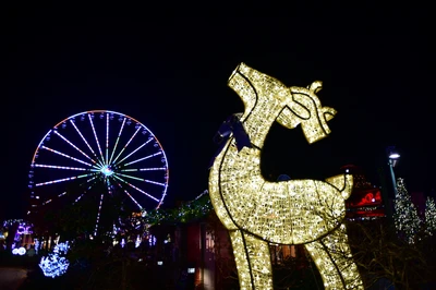 winterfest at the island in pigeon forge