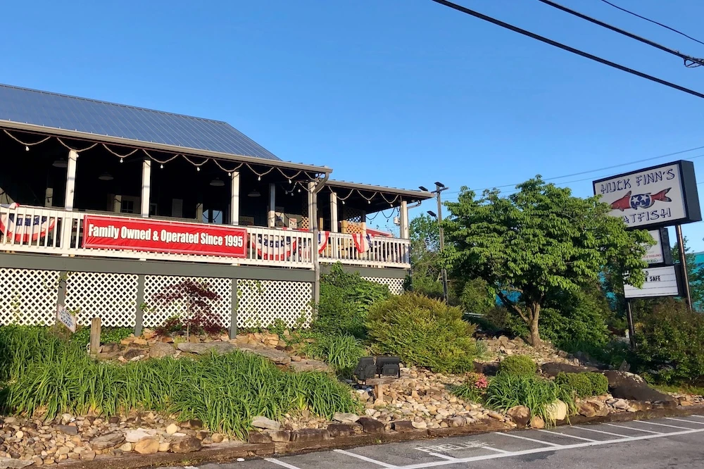 Huck Finn's Catfish is one of the top Pigeon Forge dinner restaurants
