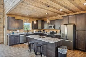 Southern Comfort cabin kitchen